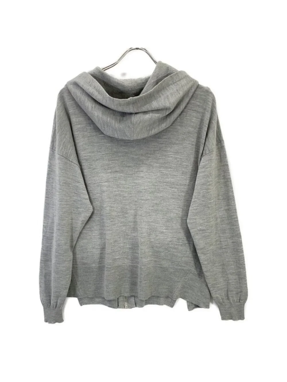 Dior Gray CD Logo Wool Silk Jacket 36